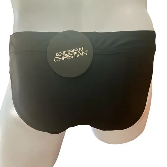 Andrew Christian Wrap Buckle Bikini Black Large - Picture 3 of 13